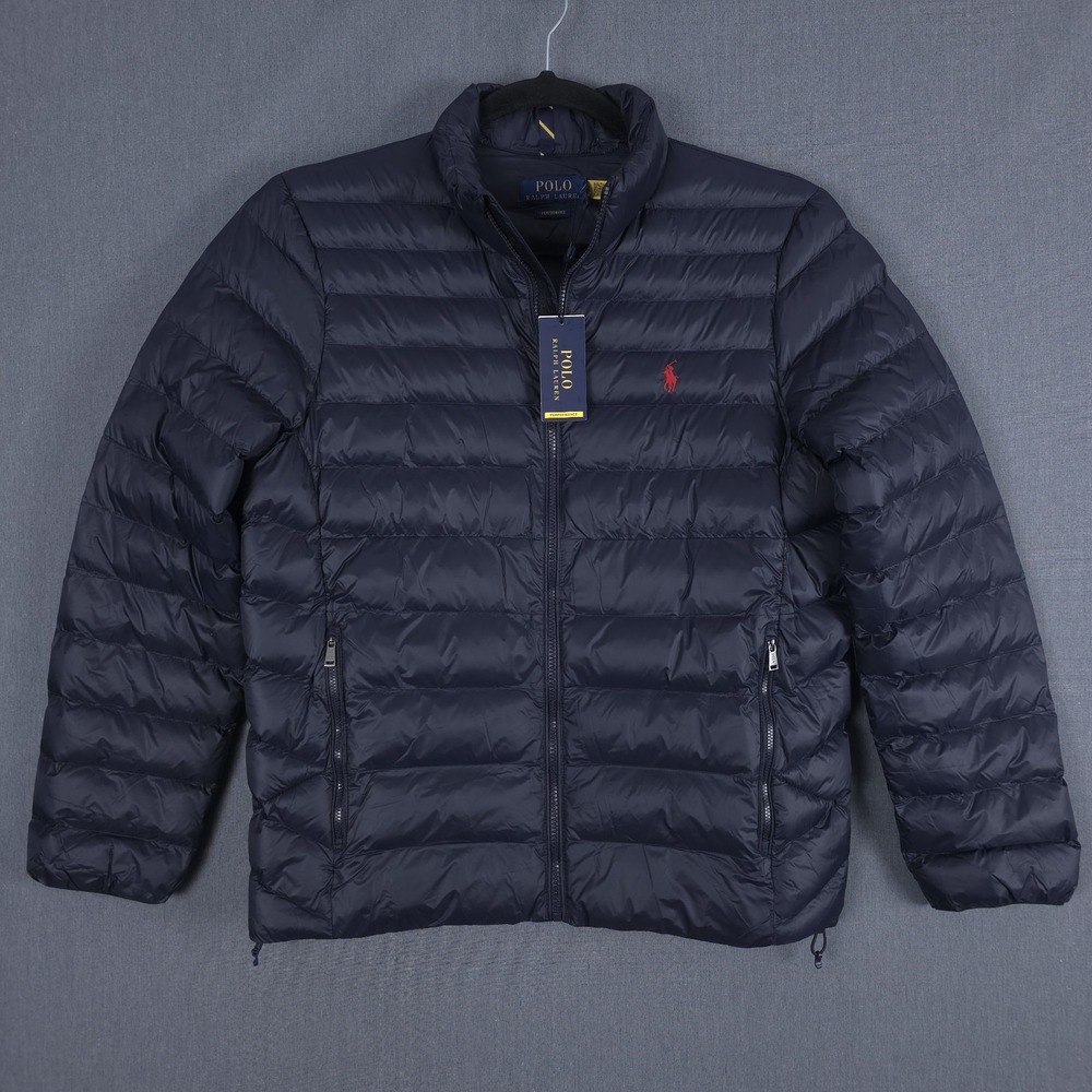Polo by Ralph Lauren Men's Dark Blue Puffer Coat